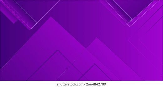 Minimal geometric background. Purple elements with fluid gradient.  ideal for social media, banner, card, advertisement. Vector illustration
