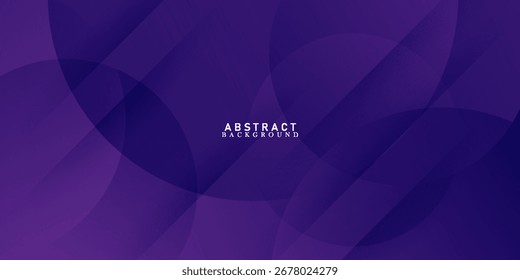 Minimal geometric background. Purple elements with fluid gradient. Dynamic shapes composition.