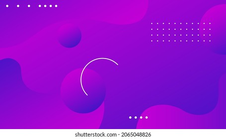 Minimal geometric background. Purple Movement Illustration.   Colorful halftone gradients. background modern template design for web.