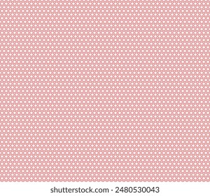 Minimal geometric background. Red color on matching background. Bold rounded hexagon cells with padding. Small hexagon geometric shapes. Seamless pattern. Tileable vector illustration.