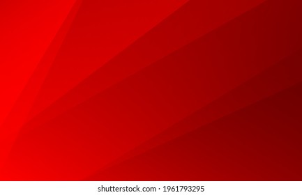 Minimal geometric background. Red elements with fluid gradient. Dynamic shapes composition. Eps10 vector