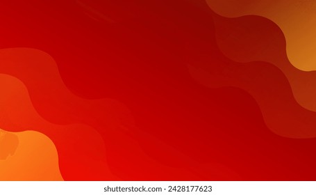 Minimal geometric background. Red elements with fluid gradient.   It is suitable for posters, flyers, websites, covers, banners, advertising