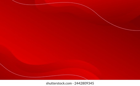 Fondo geométrico mínimo. Elementos rojos con gradiente fluido. ideal para banner, cabecera, portada, valla publicitaria, folleto, redes sociales, EPS 10
