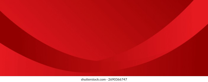 Fundo geométrico mínimo. Elementos vermelhos com gradiente de fluido. Composição de formas dinâmicas.