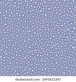 Minimal geometric background. Rounded solid shapes in frames. Small triangles size. One tone colored style. Repeatable pattern. Modern vector tiles. Seamless vector illustration.