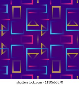 Minimal geometric background seamless pattern