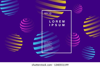 Minimal geometric background. Simple shapes with trendy gradients. website template for websites, or apps
