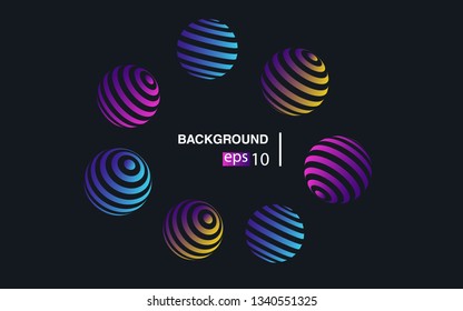 Minimal geometric background. Simple shapes with trendy gradients. website template for websites, or apps