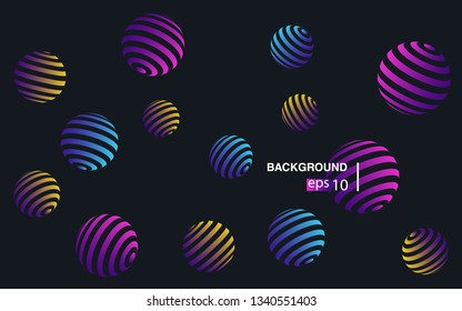 Minimal geometric background. Simple shapes with trendy gradients. website template for websites, or apps