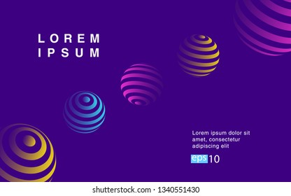 Minimal geometric background. Simple shapes with trendy gradients. website template for websites, or apps