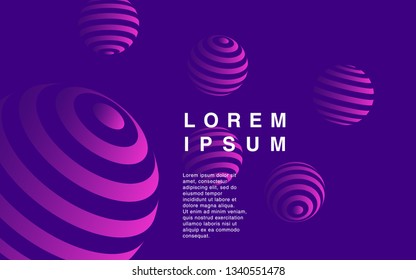 Minimal geometric background. Simple shapes with trendy gradients. website template for websites, or apps
