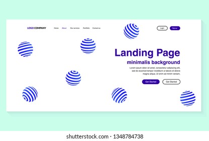 Minimal geometric background. Simple shapes with trendy gradients. website template for websites, or apps