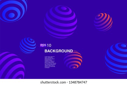 Minimal geometric background. Simple shapes with trendy gradients. website template for websites, or apps