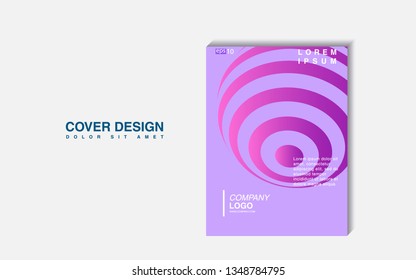 Minimal geometric background. Simple shapes with trendy gradients. website template for websites, or apps