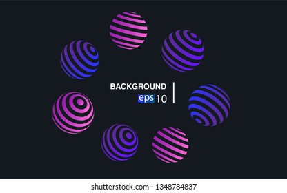 Minimal geometric background. Simple shapes with trendy gradients. website template for websites, or apps