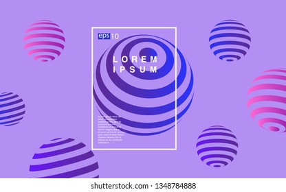 Minimal geometric background. Simple shapes with trendy gradients. website template for websites, or apps