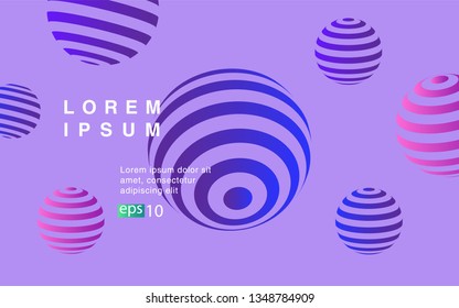 Minimal geometric background. Simple shapes with trendy gradients. website template for websites, or apps
