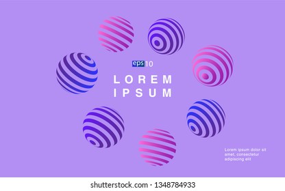 Minimal geometric background. Simple shapes with trendy gradients. website template for websites, or apps
