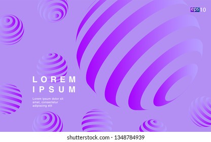 Minimal geometric background. Simple shapes with trendy gradients. website template for websites, or apps
