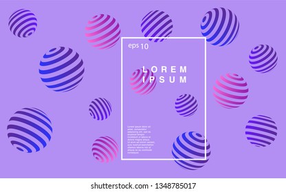 Minimal geometric background. Simple shapes with trendy gradients. website template for websites, or apps