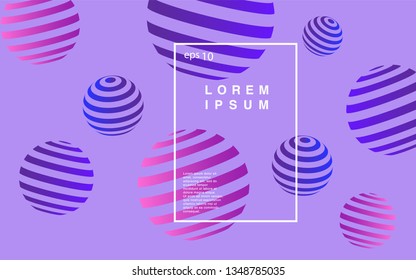 Minimal geometric background. Simple shapes with trendy gradients. website template for websites, or apps