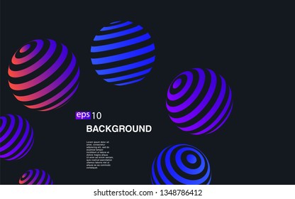 Minimal geometric background. Simple shapes with trendy gradients. website template for websites, or apps
