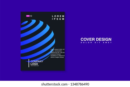 Minimal geometric background. Simple shapes with trendy gradients. website template for websites, or apps