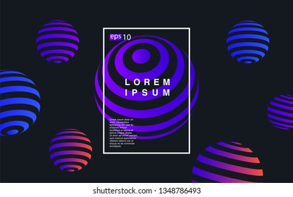 Minimal geometric background. Simple shapes with trendy gradients. website template for websites, or apps