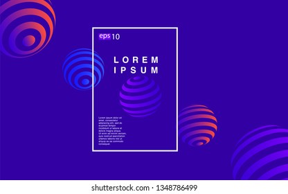 Minimal geometric background. Simple shapes with trendy gradients. website template for websites, or apps