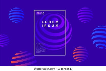 Minimal geometric background. Simple shapes with trendy gradients. website template for websites, or apps