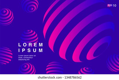 Minimal geometric background. Simple shapes with trendy gradients. website template for websites, or apps