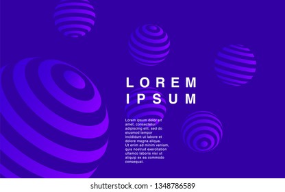 Minimal geometric background. Simple shapes with trendy gradients. website template for websites, or apps