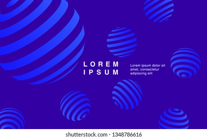 Minimal geometric background. Simple shapes with trendy gradients. website template for websites, or apps
