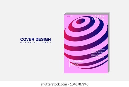 Minimal geometric background. Simple shapes with trendy gradients. website template for websites, or apps