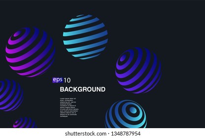 Minimal geometric background. Simple shapes with trendy gradients. website template for websites, or apps