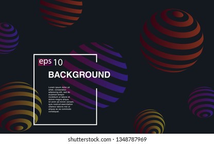 Minimal geometric background. Simple shapes with trendy gradients. website template for websites, or apps