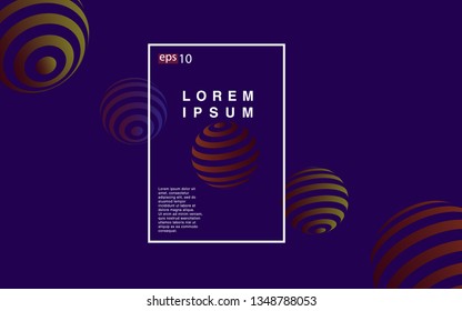 Minimal geometric background. Simple shapes with trendy gradients. website template for websites, or apps
