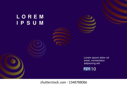 Minimal geometric background. Simple shapes with trendy gradients. website template for websites, or apps