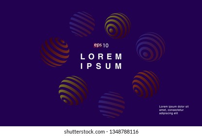 Minimal geometric background. Simple shapes with trendy gradients. website template for websites, or apps