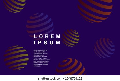 Minimal geometric background. Simple shapes with trendy gradients. website template for websites, or apps