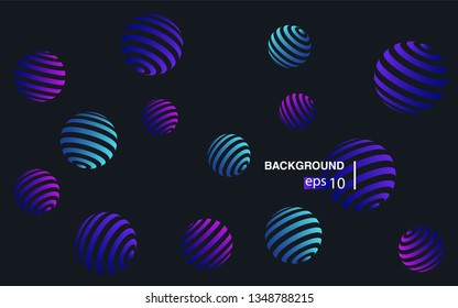 Minimal geometric background. Simple shapes with trendy gradients. website template for websites, or apps