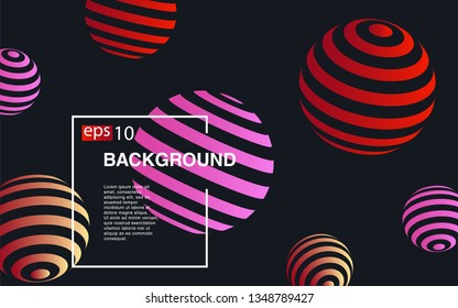 Minimal geometric background. Simple shapes with trendy gradients. website template for websites, or apps