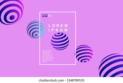 Minimal geometric background. Simple shapes with trendy gradients. website template for websites, or apps