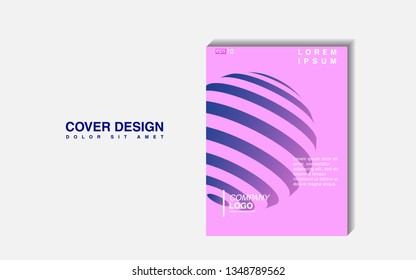 Minimal geometric background. Simple shapes with trendy gradients. website template for websites, or apps
