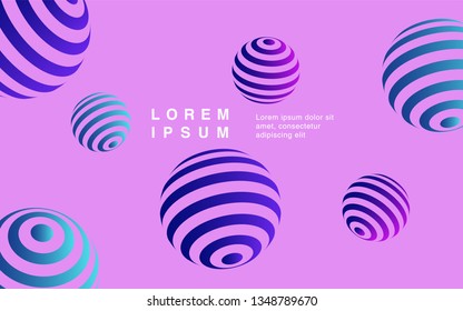 Minimal geometric background. Simple shapes with trendy gradients. website template for websites, or apps