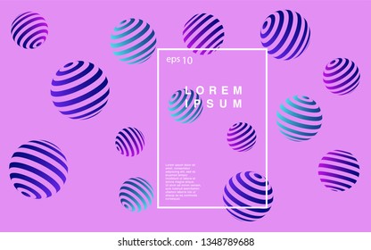 Minimal geometric background. Simple shapes with trendy gradients. website template for websites, or apps