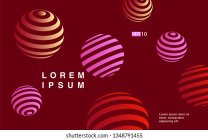 Minimal geometric background. Simple shapes with trendy gradients. website template for websites, or apps