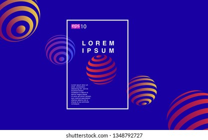 Minimal geometric background. Simple shapes with trendy gradients. website template for websites, or apps