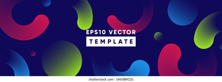 Minimal geometric background. Simple shapes with trendy gradients. Eps10 vector.