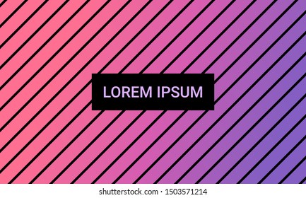 Minimal geometric background. Simple shapes with trendy gradients. Eps10 vector.